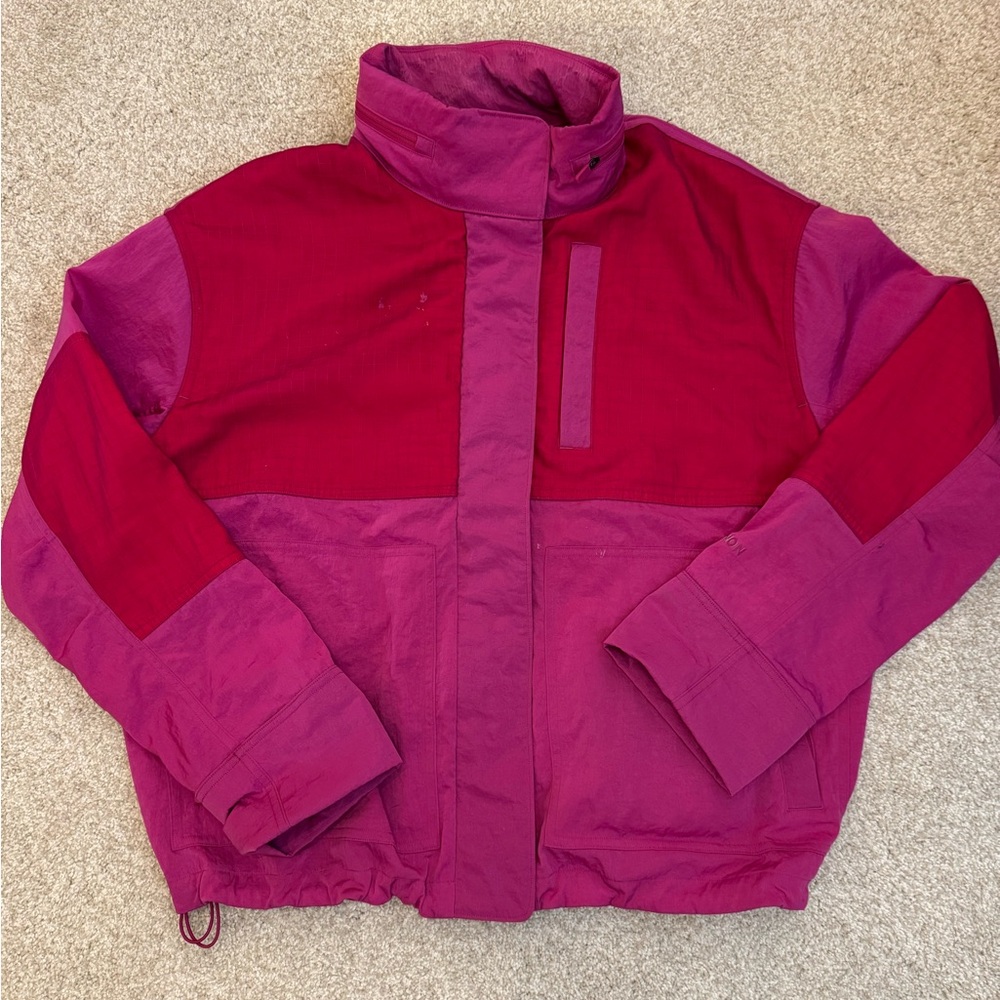 LULULEMON Vibrant Two-Tone Windbreaker Jacket SIZE 8